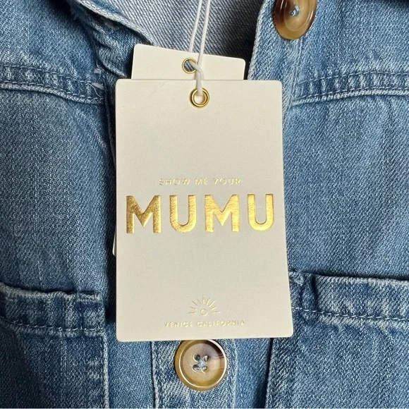 Show Me Your MuMu Canon Denim Romper - Picture 7 of 12